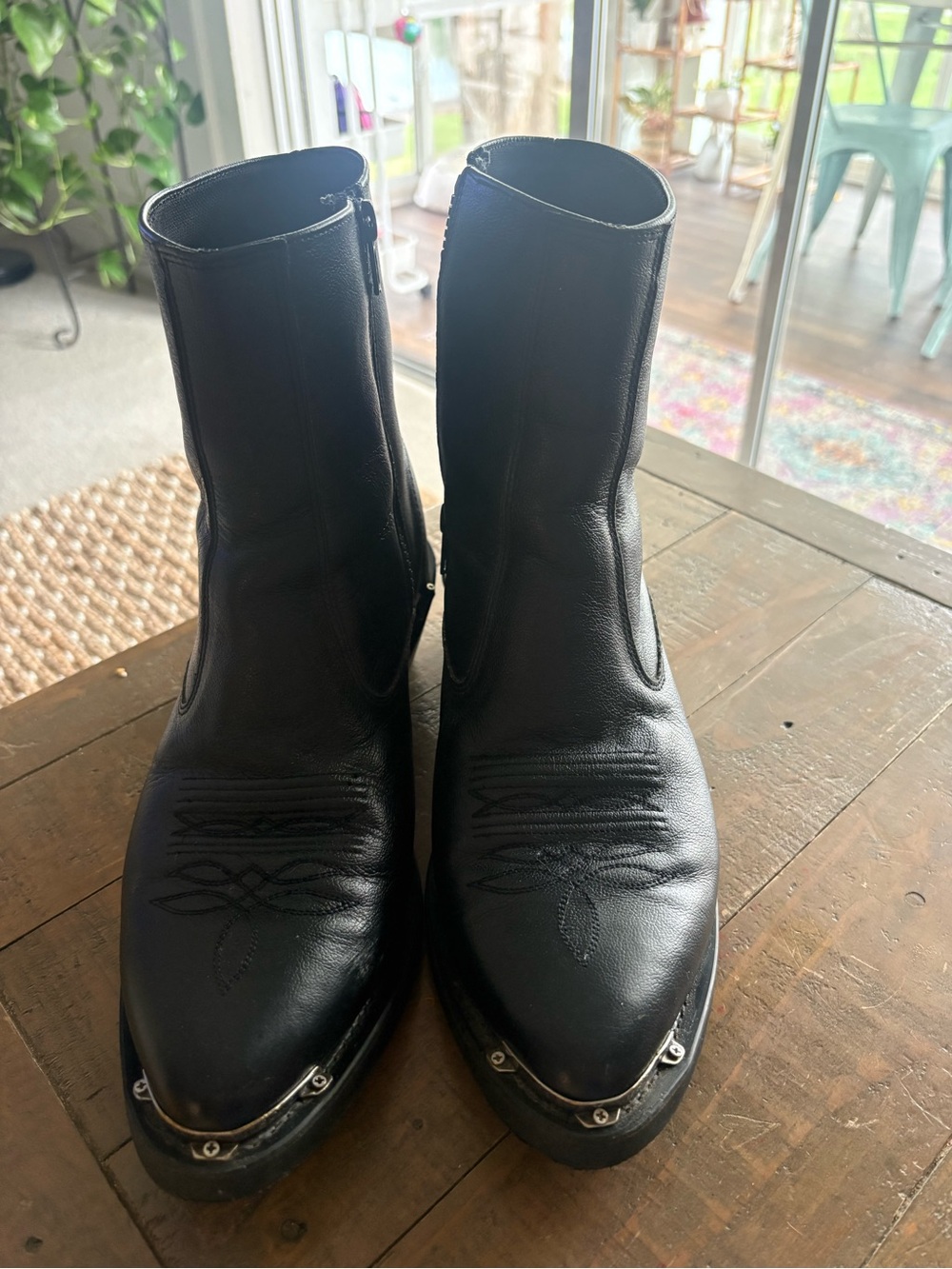 Old West 100% Leather Boots